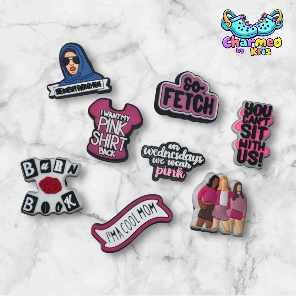 9. Mean Girls Themed Croc Charms